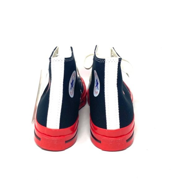 Converse Chuck 70 Comme Garcons PLAY Sneakers Men's Shoes Canvas Black A01793C - Picture 10 of 11